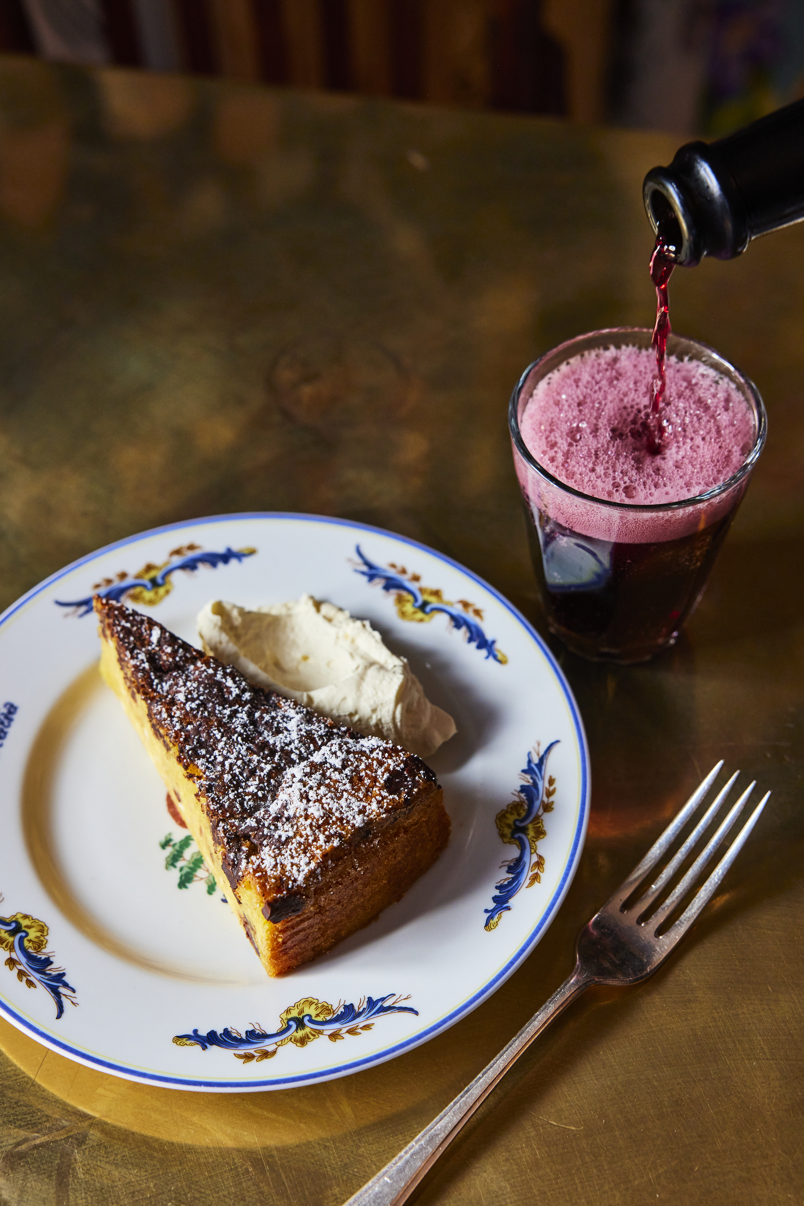Torta Della Nonna & Lambrusco